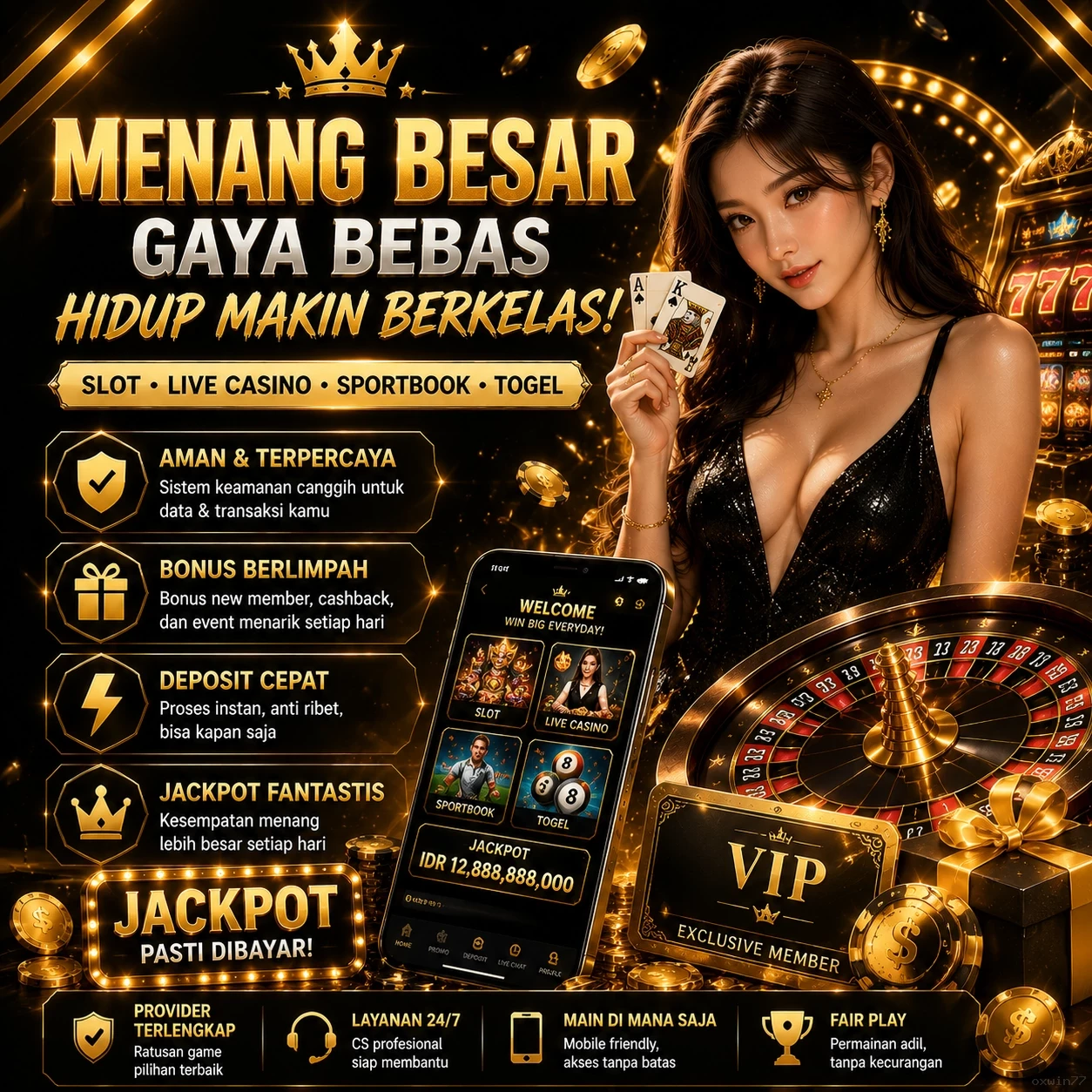 Interface aplikasi setelah instalasi berhasil